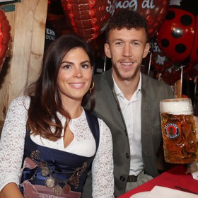 Ivan Perišić s manželkou Josipou.