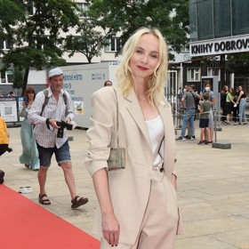 Jana Plodková vypadala moc dobře. 