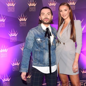 Ředitelka Miss Czech Republic Taťána Makarenko a kreativní ředitel Sam Dolce. 