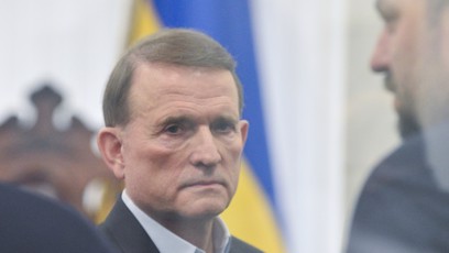 FOTO: Medvědčuk vedl opoziční stranu Pro život.