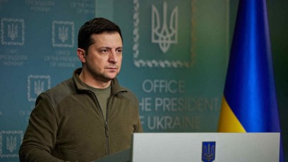 FOTO: Takhle vypadal Zelenskyj v únoru 2022.