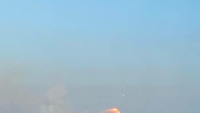 FOTO: Ukrajinci zničili ruskou výsadkovou loď.