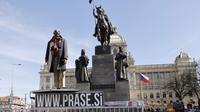 FOTO: Protest na Václavském náměstí.