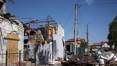 FOTO: Město Makariv u Kyjeva.
