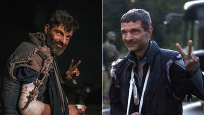 FOTO: Ukrajinský voják Mychajlo Djanov po propuštění z ruského zajatectví zhubl desítky kilogramů.