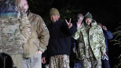 FOTO: Tváře ukrajinských vojáků propuštěných Ruskem.