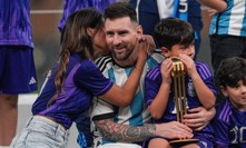 Messi i se svou šťastnou rodinkou.