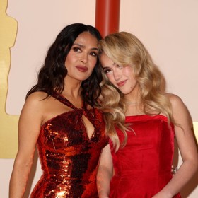 Salma Hayek s dcerou na Oscarech.