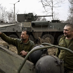 Kříž má na ukrajinské technice opravdu mnoho podob.