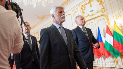 FOTO: Prezident Petr Pavel na Slovensku.