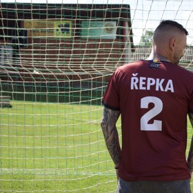 Tomáš Řepka ve sparťanském dresu.