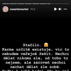 Sweetiemarket se už dál k rozchodu nechce vyjadřovat.