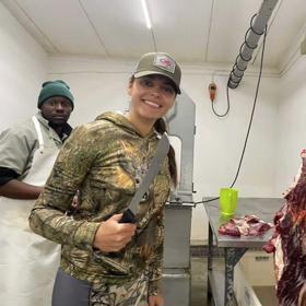 Michaela Fialová masem ulovených zvířat neplýtvá.