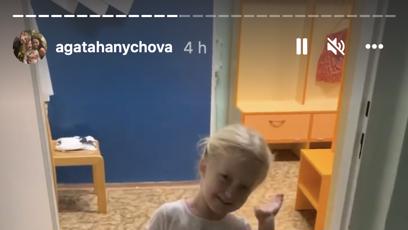 FOTO: Malá Agátina dcera.