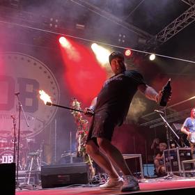 Štěpán Karbulka na pódiu.