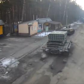 Ruské tanky překročily ukrajinské hranice. 