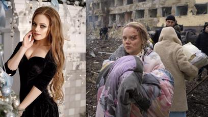 FOTO: Ukrajinská blogerka byla v mariupolské porodnici, která byla zasažena ruskými vojáky.