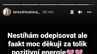 FOTO: Hlůšková reagovala na komentáře od lidí.