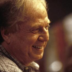 Režisér Wolfgang Petersen během natáčení Dokonalé bouře.