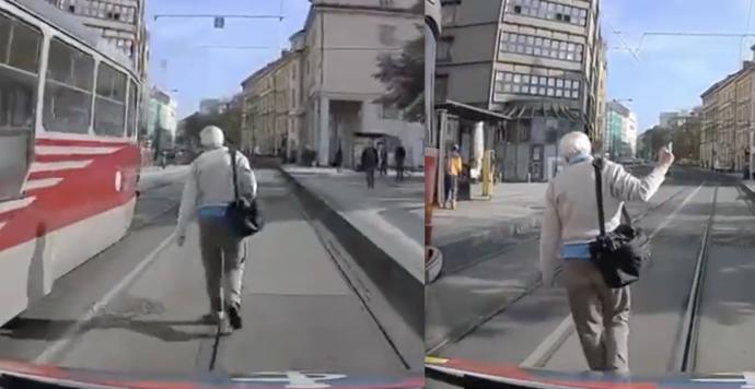 FOTO: Agresivní chodec v Praze. – stránka 1239