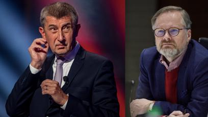 FOTO: Petr Fiala stojí proti Babišovi.