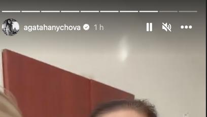 FOTO: Agáta Hanychová jela na kontrolu k doktorce.