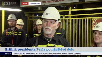 FOTO: Petr Pavel v Dole Darkov.