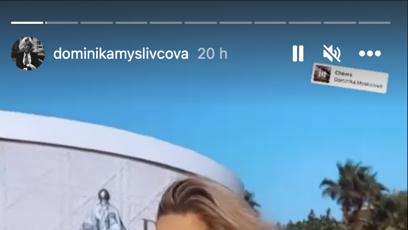 FOTO: Dominika Myslivcová tráví dovolenou v Dubaji.