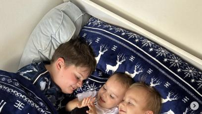 FOTO: Influencerka Ornella Koktová a její tři děti.