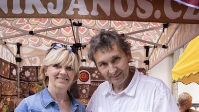 FOTO: Eva Pavlová se zúčastnila dne dětí.