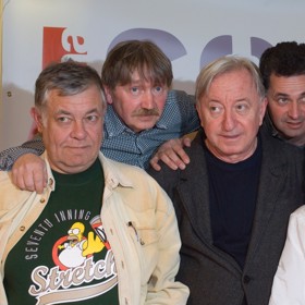 S dabéry Simpsonových v roce 2010. Helena Štáchová už bohužel mezi námi není.