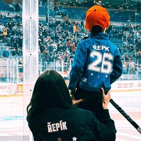 Michal Řepík má doma ty nejvěrnější fanoušky.