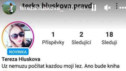 FOTO: Tereza chce kontaktovat policii.