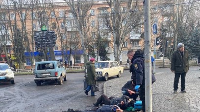 FOTO: Dnes se odstřelovalo v Chersonu.