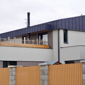 Obytná část nové Zemanovy vily.