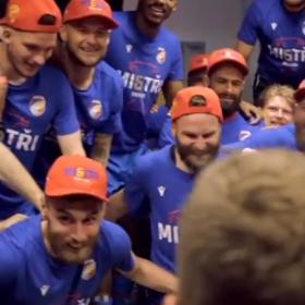 Takhle to vypadalo v šatně Viktorky.