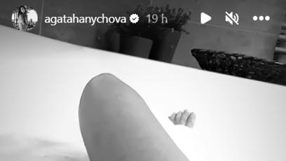 FOTO: Agátě se na těhotenském bříšku udělalo srdíčko