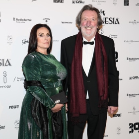 Bolek Polívka s manželkou Marcelou Černou. 