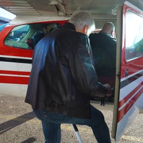 Petr Pavel si užil vyhlídkový let