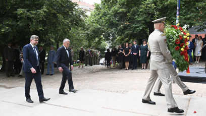 FOTO: Pietní akt na Újezdu.