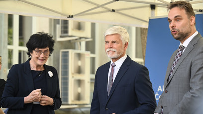 FOTO: Prezident Pavel otevřel novou knihovnu Masarykova ústavu.