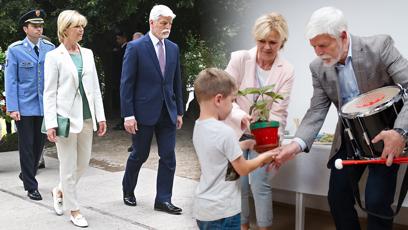 FOTO: Manželé Pavlovi navštívili Prahu.