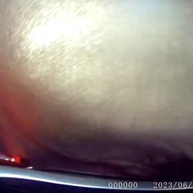 Strážníci museli auto přikrýt.