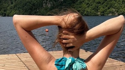 FOTO: Zahájila plavkovou sezónu.