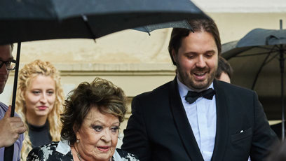 FOTO: Jiřinu doprovázel milovaný vnuk.