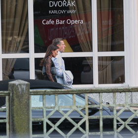 Gabriela s Igorem Faitem v Karlových Varech.