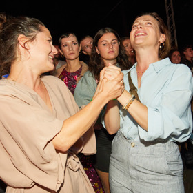 Anička si koncert velice užívala.