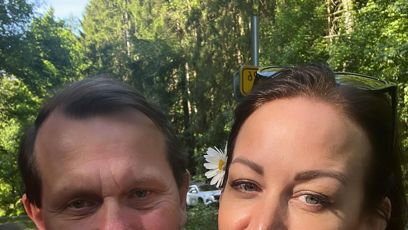 FOTO: Agáta se svým partnerem Jaromírem Soukupem.