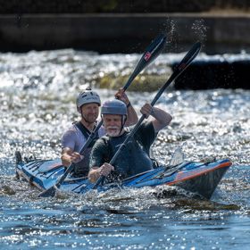 Do deblkajaku usedl spolu se šestinásobným mistrem světa Tomášem Slovákem.