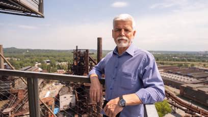 FOTO: Petr Pavel v historickém areálu festivalu.